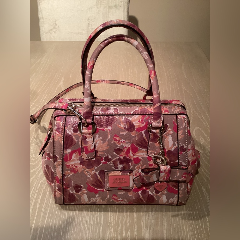 Guess Crossbody Handbag with Bow Key Ring